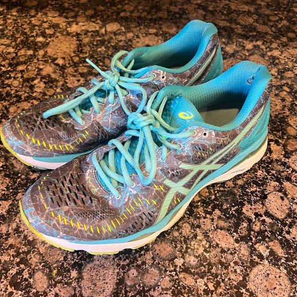 ASICS ladies dynamic duo Max fluid fit flight foam running shoe size 10 - Picture 15 of 16